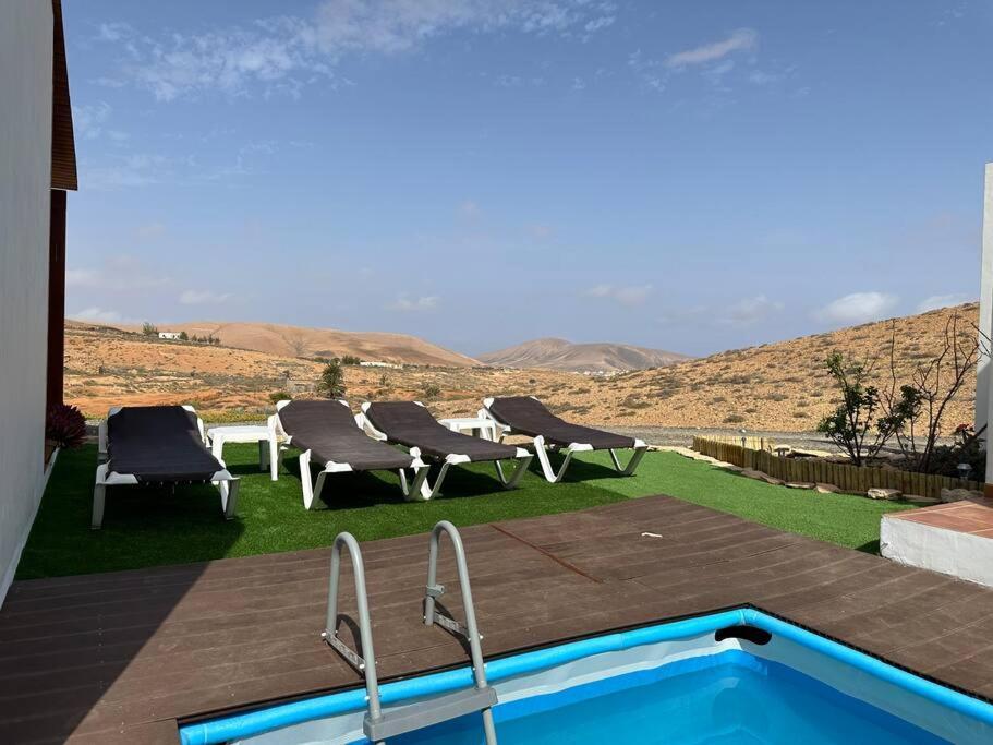 Private Villa With Pool In The Mountains Pájara エクステリア 写真